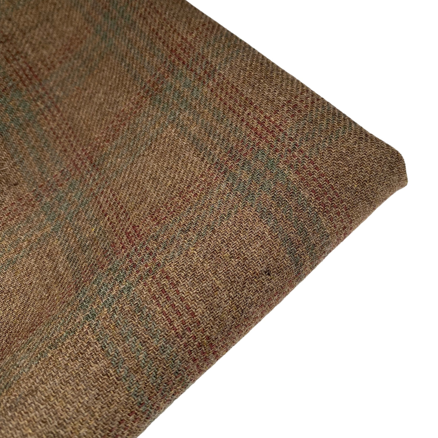 Wool Plaid - Brown/Burgundy/Green