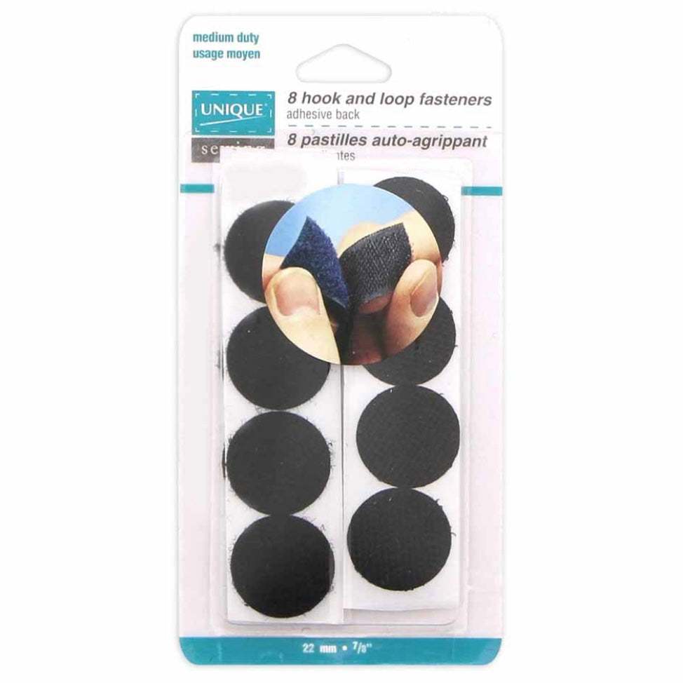 Self-Gripping Fasteners Dots - Medium duty 22mm (7⁄ 8″) - Beige - 8 sets