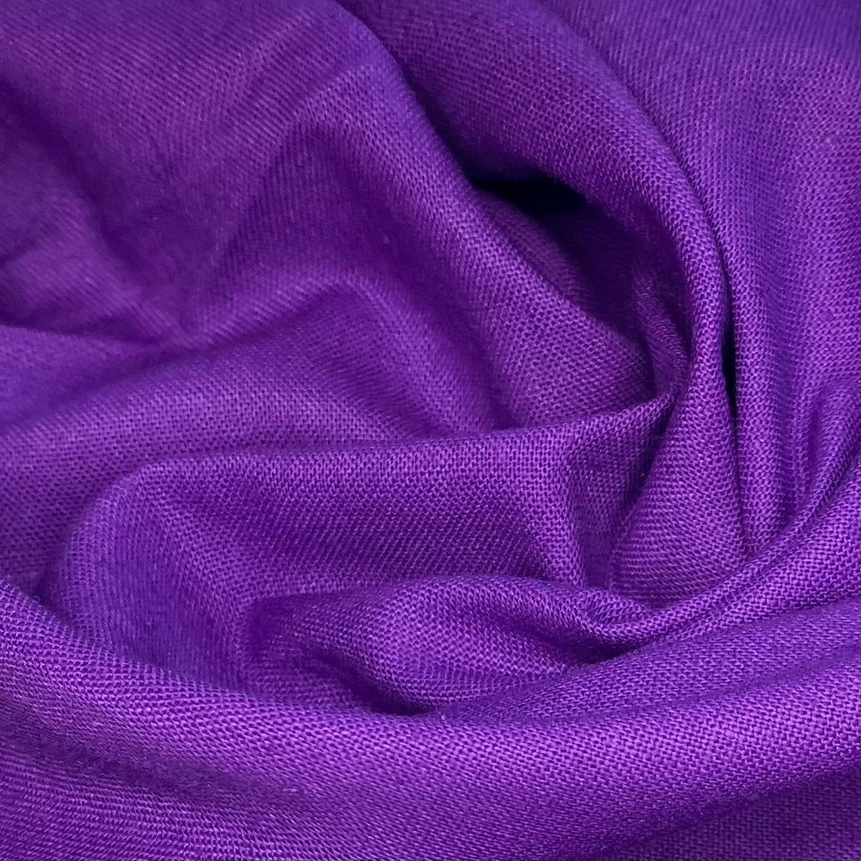 Cotton/Linen Blend Remnant - Purple