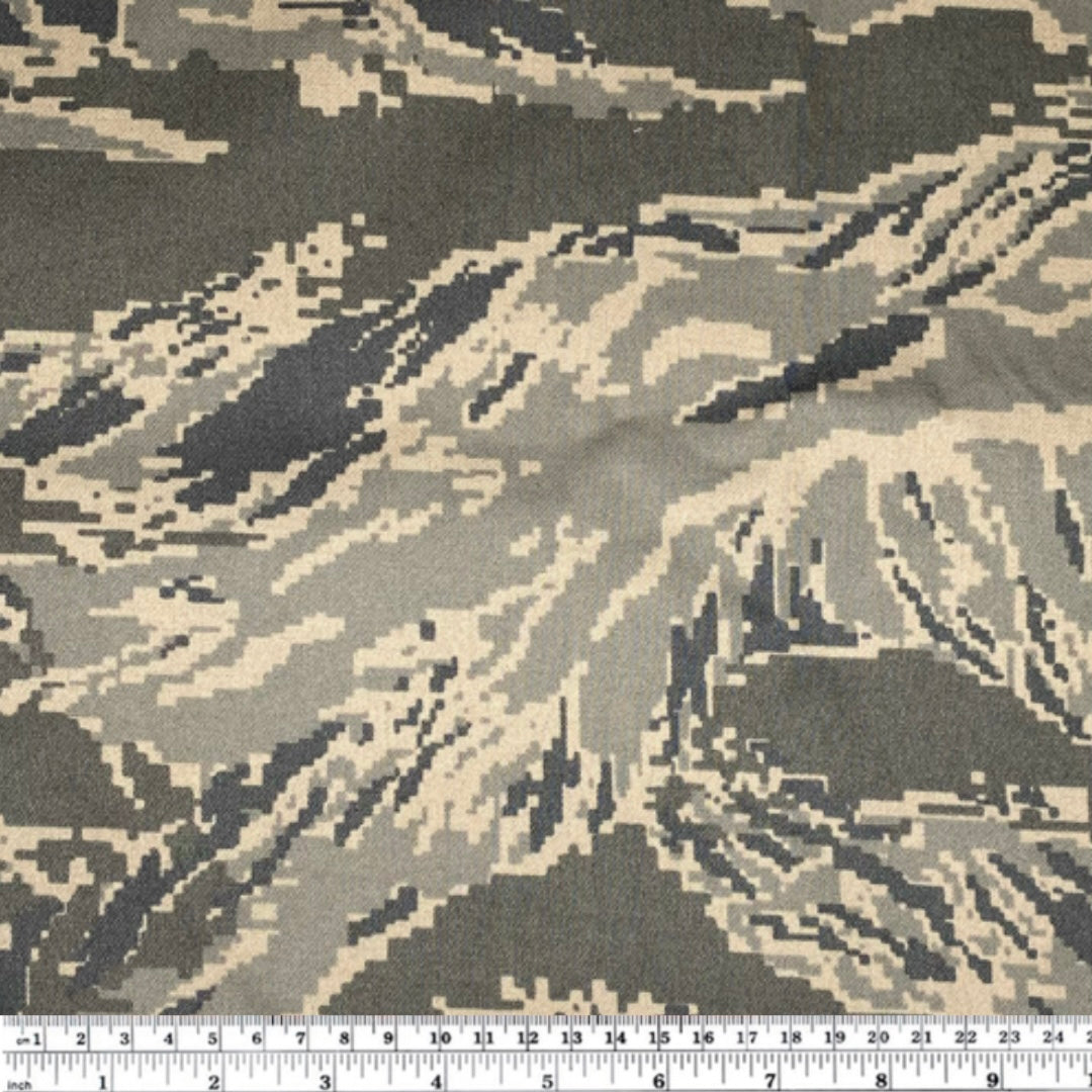 Digital Camouflage Twill Cotton Canvas