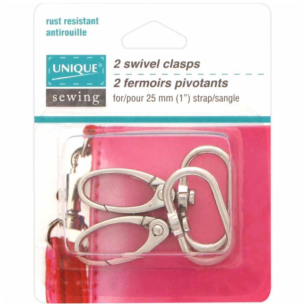 Swivel Clasps - 25mm (1″) - Antique Gold - 2 pcs.