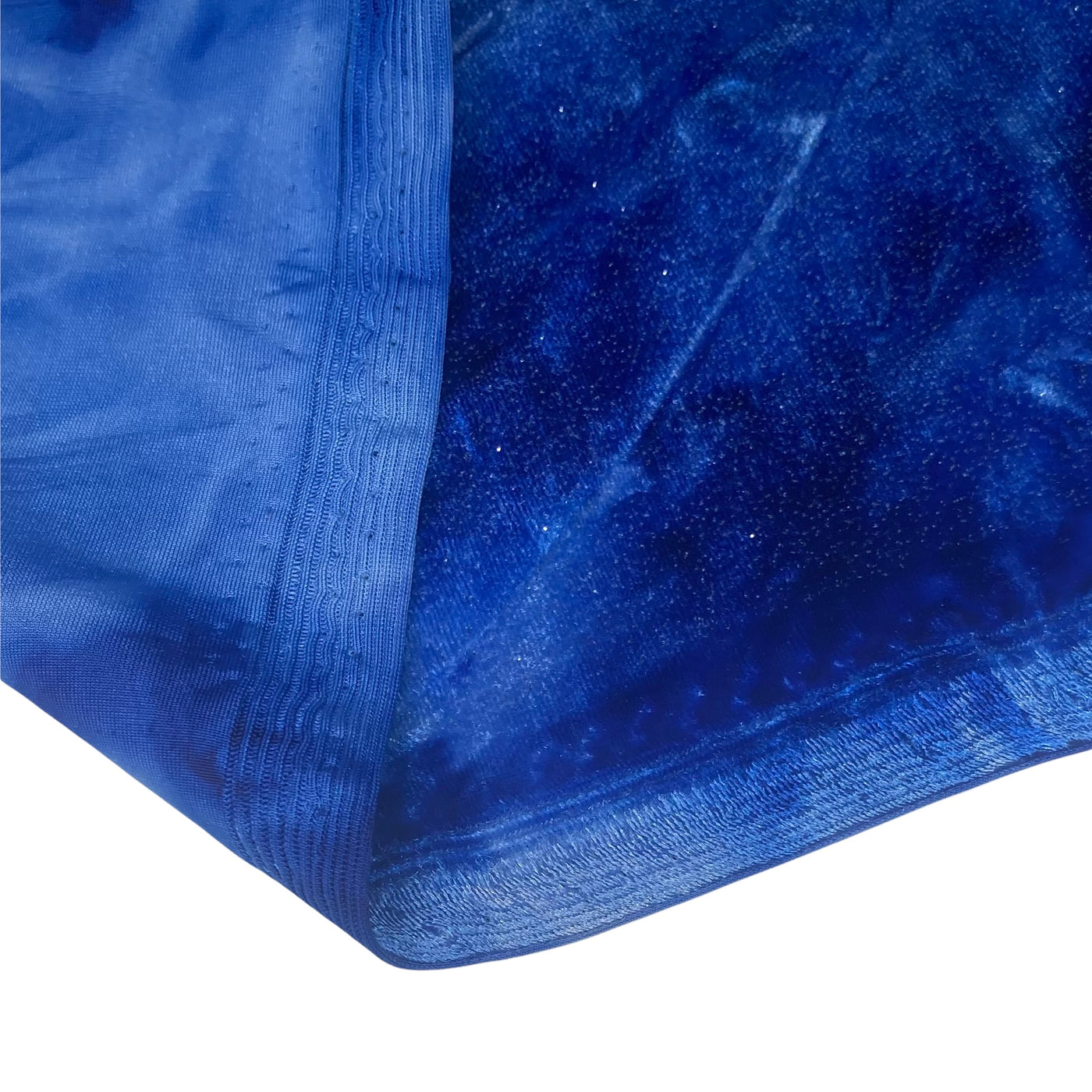 Sparkle Stretch Velvet - Blue · King Textiles