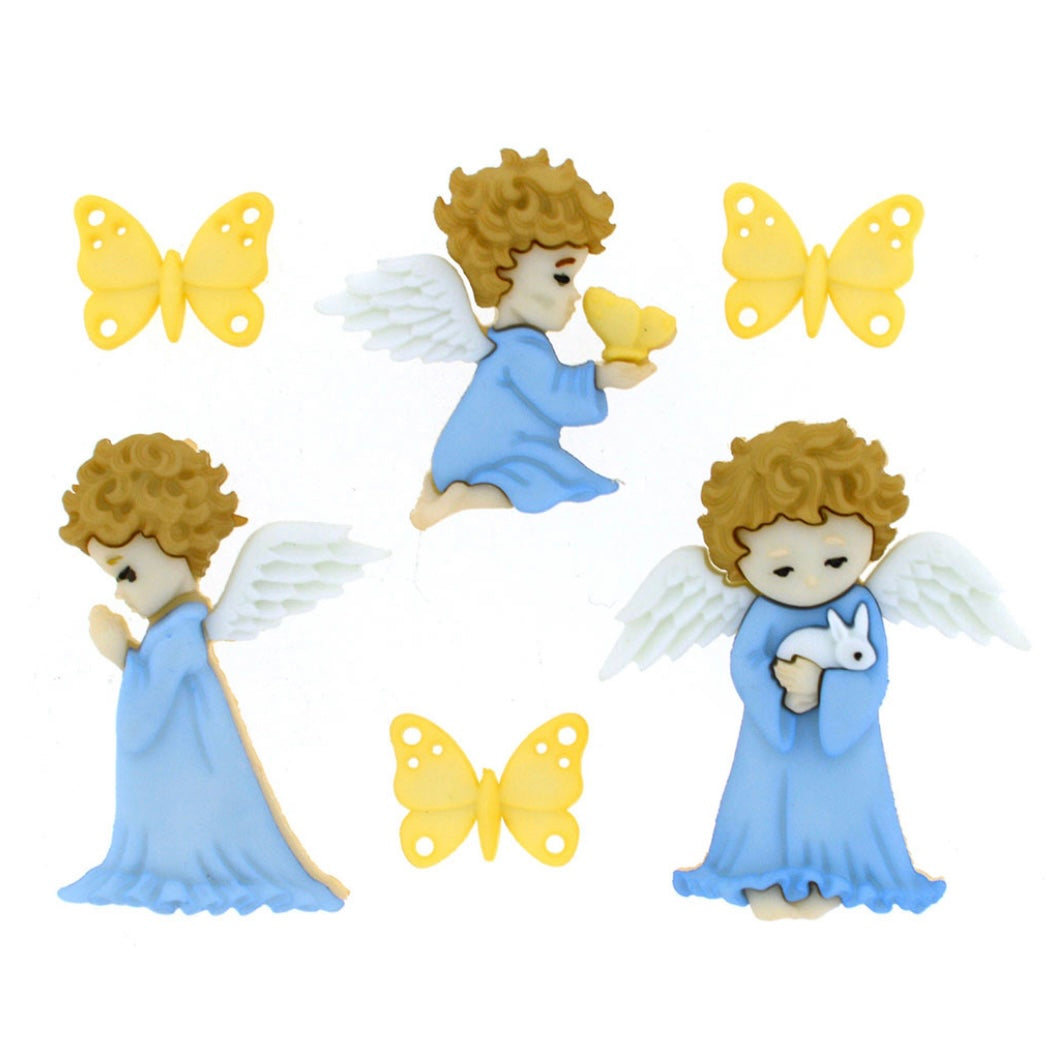 Novelty Buttons - Cherished Angels