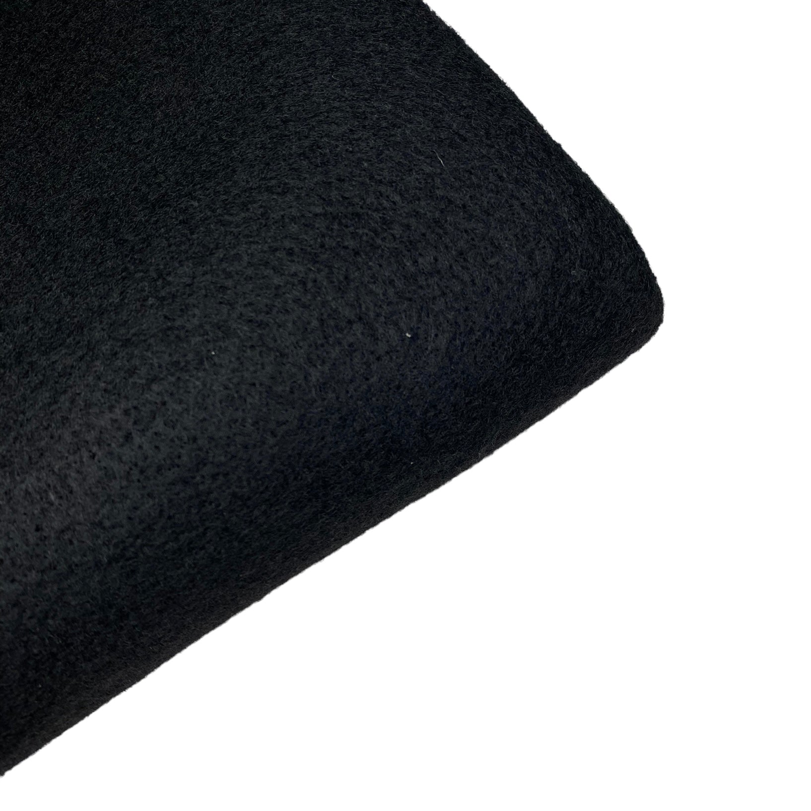 Felt Square Black 30% Wool - 9in / 22cm
