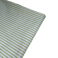 Striped Cotton - 44” - White/Brown