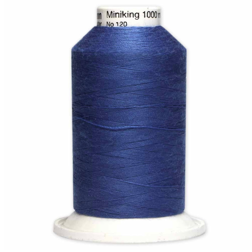 Lot of 4 Gutermann Sewing Thread Miniking Overlocking Thread 1000M Col 272  Blue