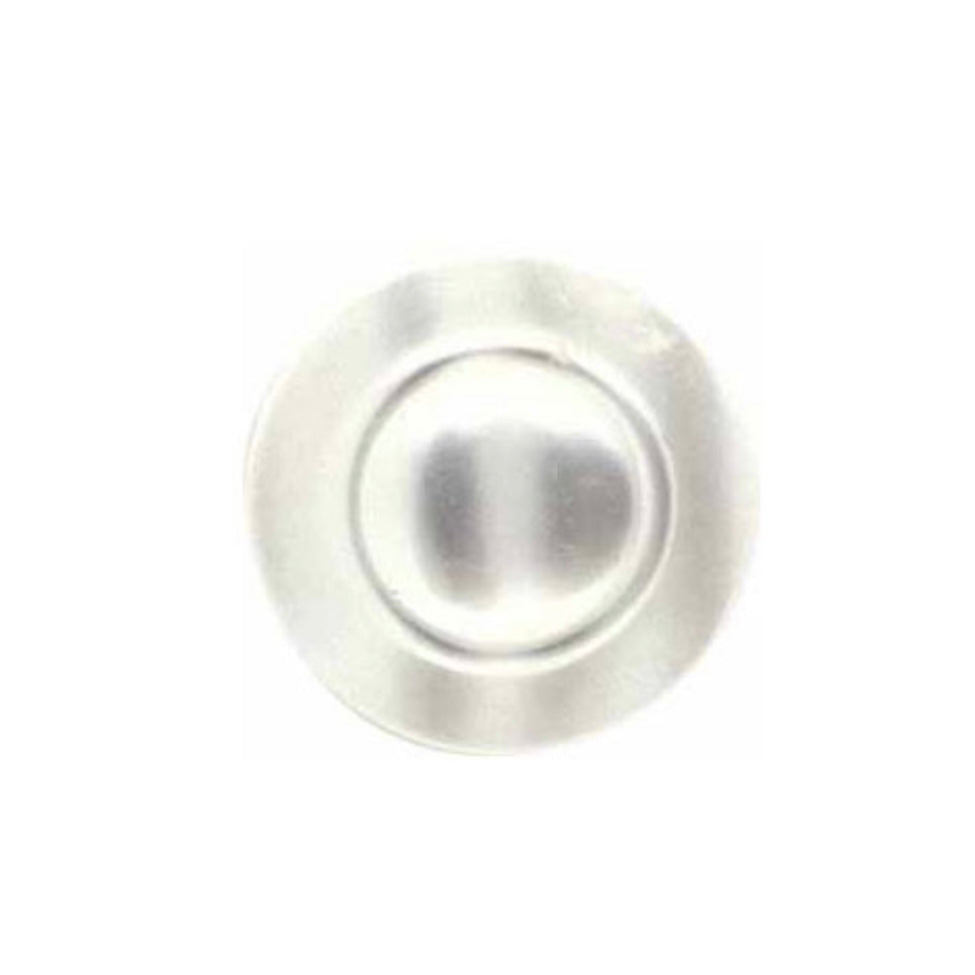 Shank Plastic Button - 15mm / 24L - White -  3 count