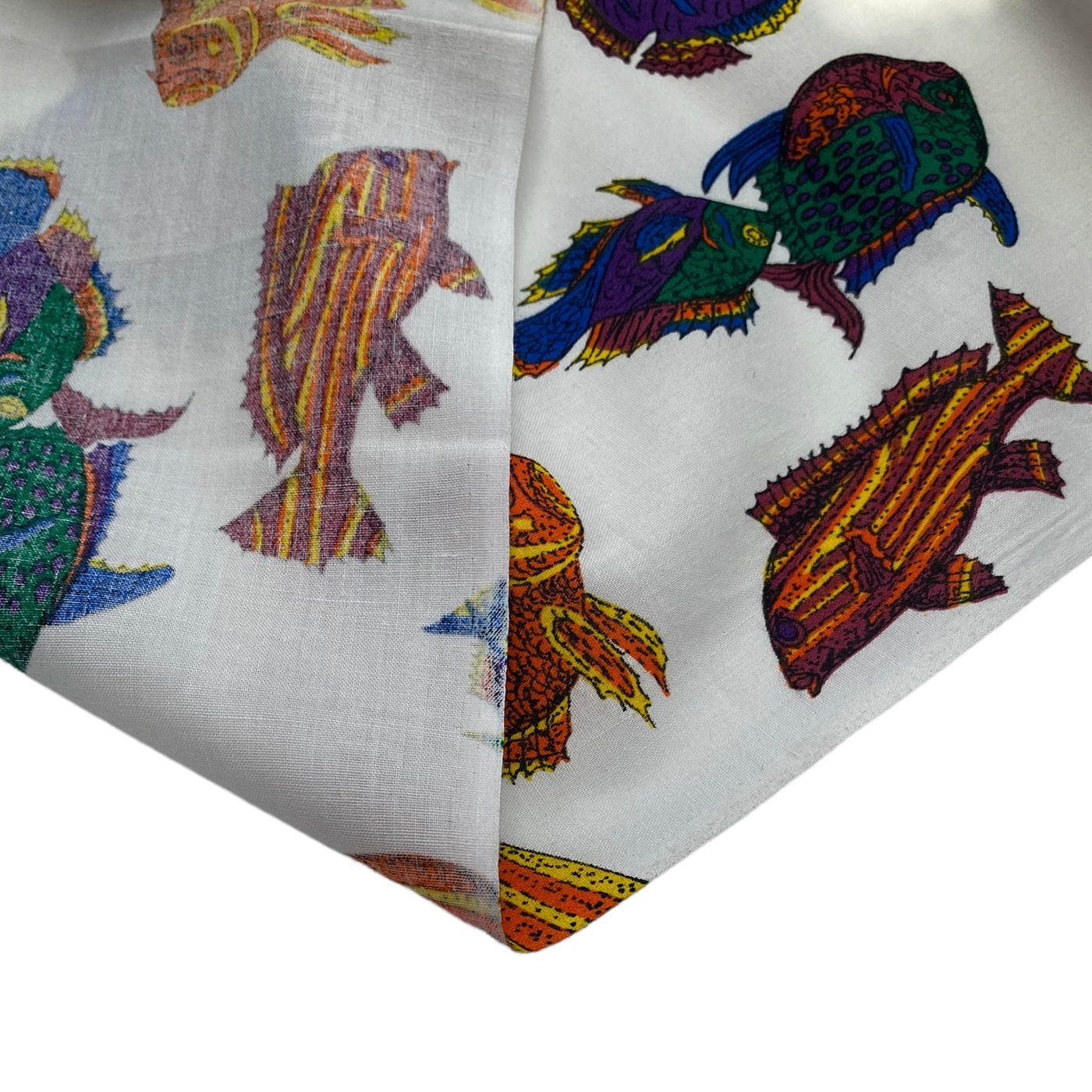 Printed Cotton - Fish - Remnant