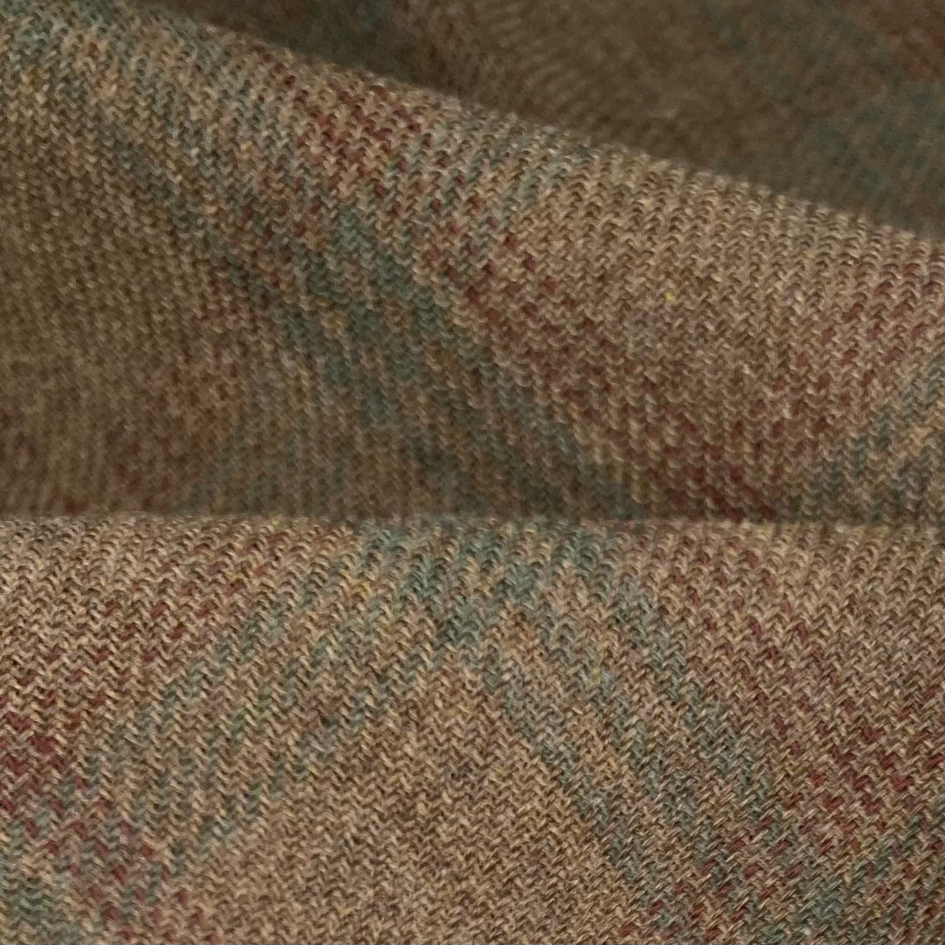 Wool Plaid - Brown/Burgundy/Green