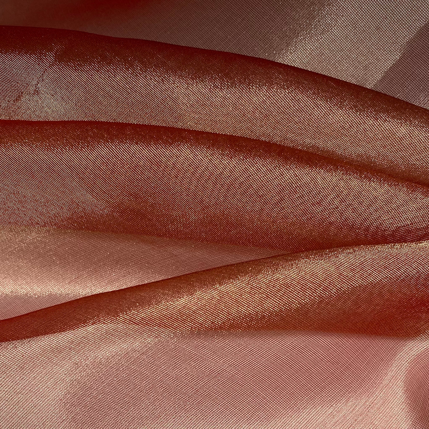 Shot Silk Organza - Red/Gold