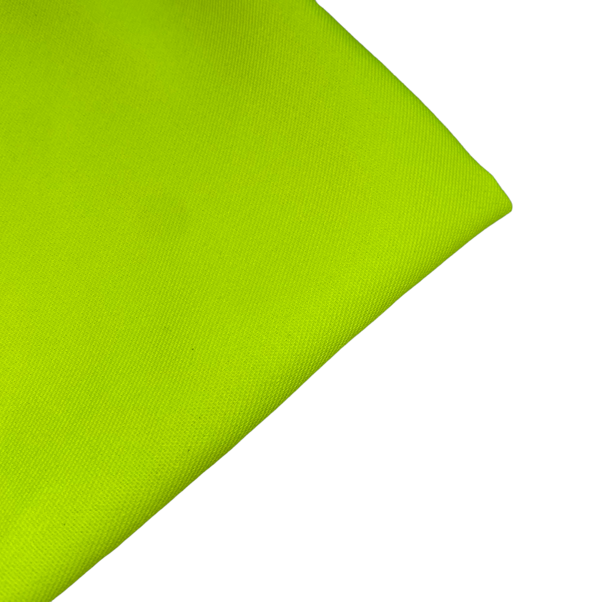 Hi Vis Twill Canvas - 8oz - Neon Yellow