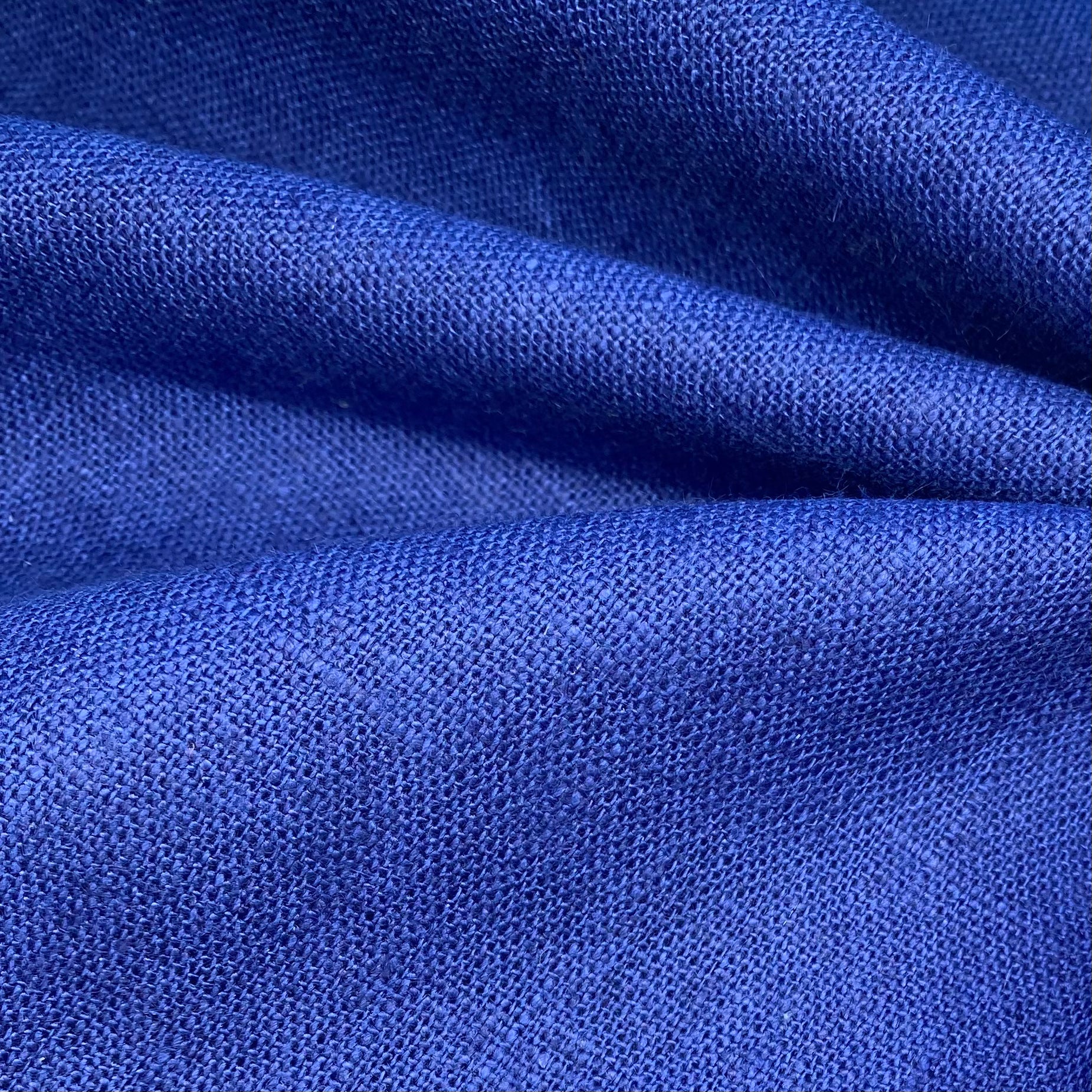 Crosshatch Cotton/Linen - 9oz - Blue