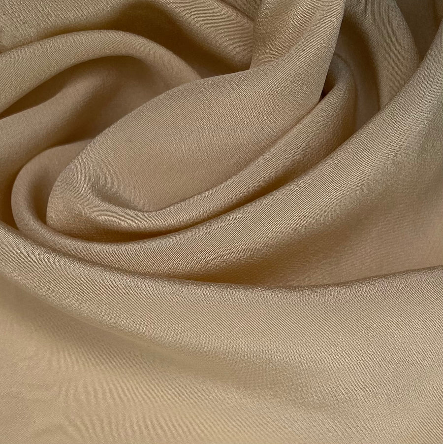 Silk Crepe De Chine - 52” - Beige