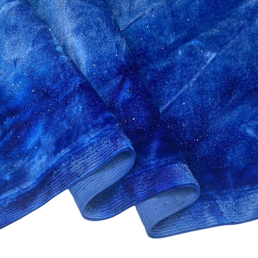 Royal Blue Stretch Polyester Velour - Velour - Jersey/Knits - Fashion  Fabrics