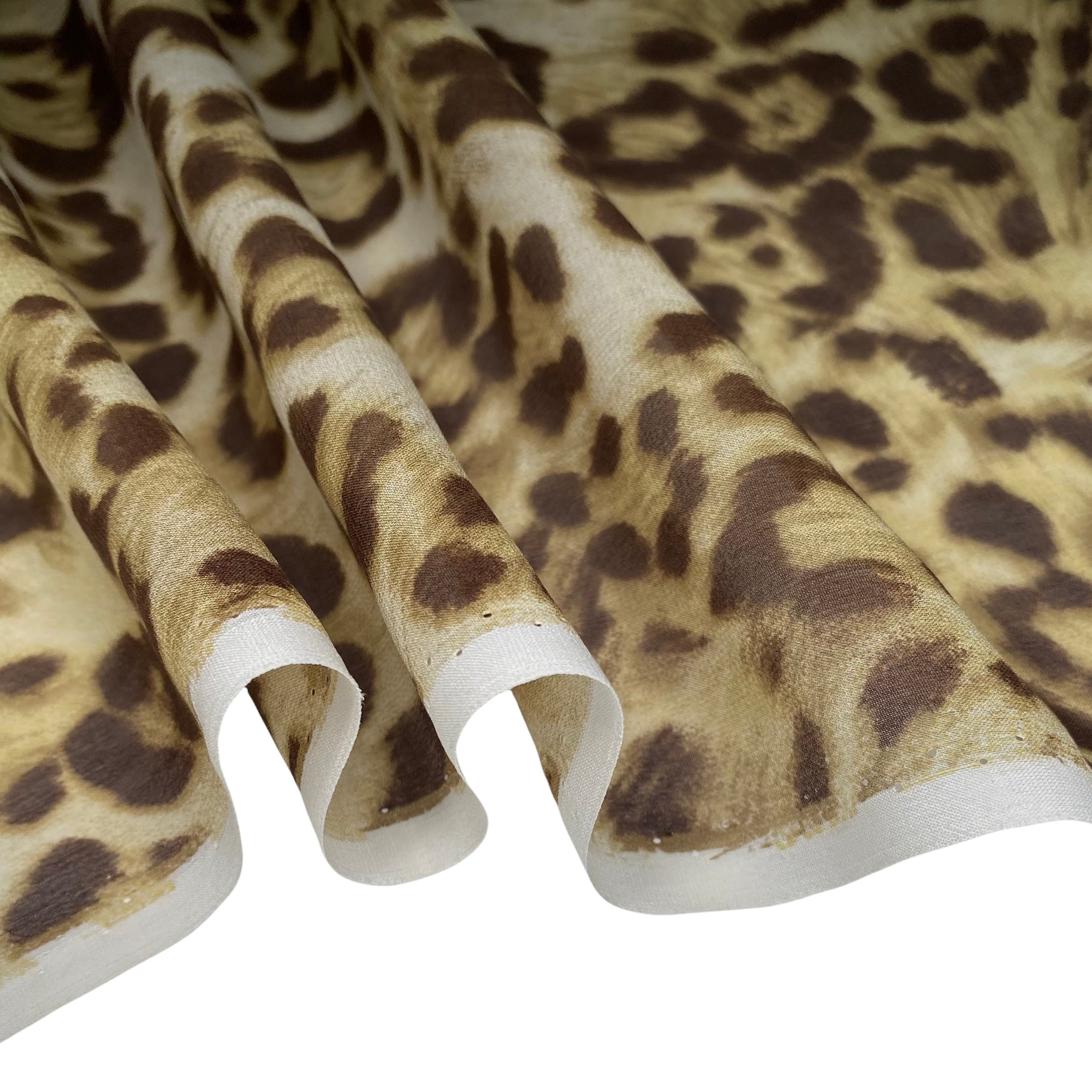 Printed Silk Chiffon - Cheetah