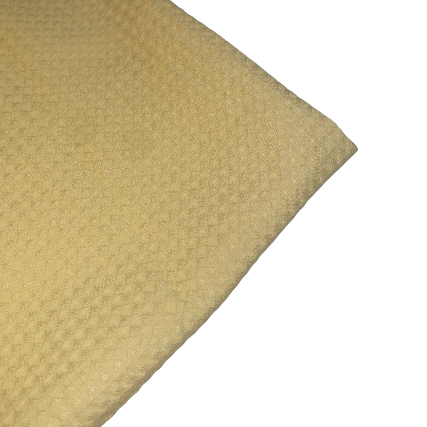 Cotton Waffle Weave - Yellow