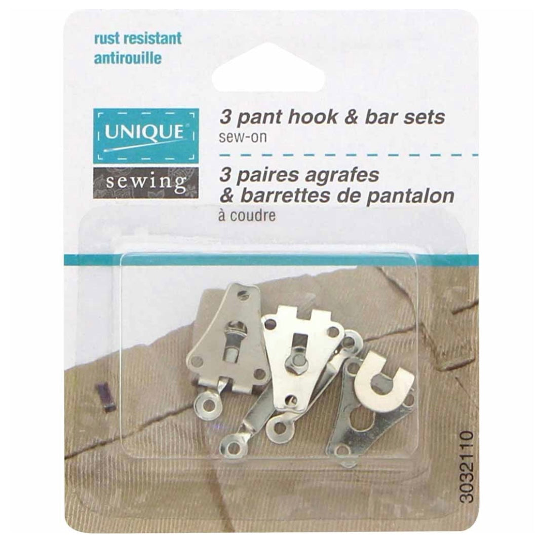 Pant Hook & Bar Sets - Silver - 3 sets