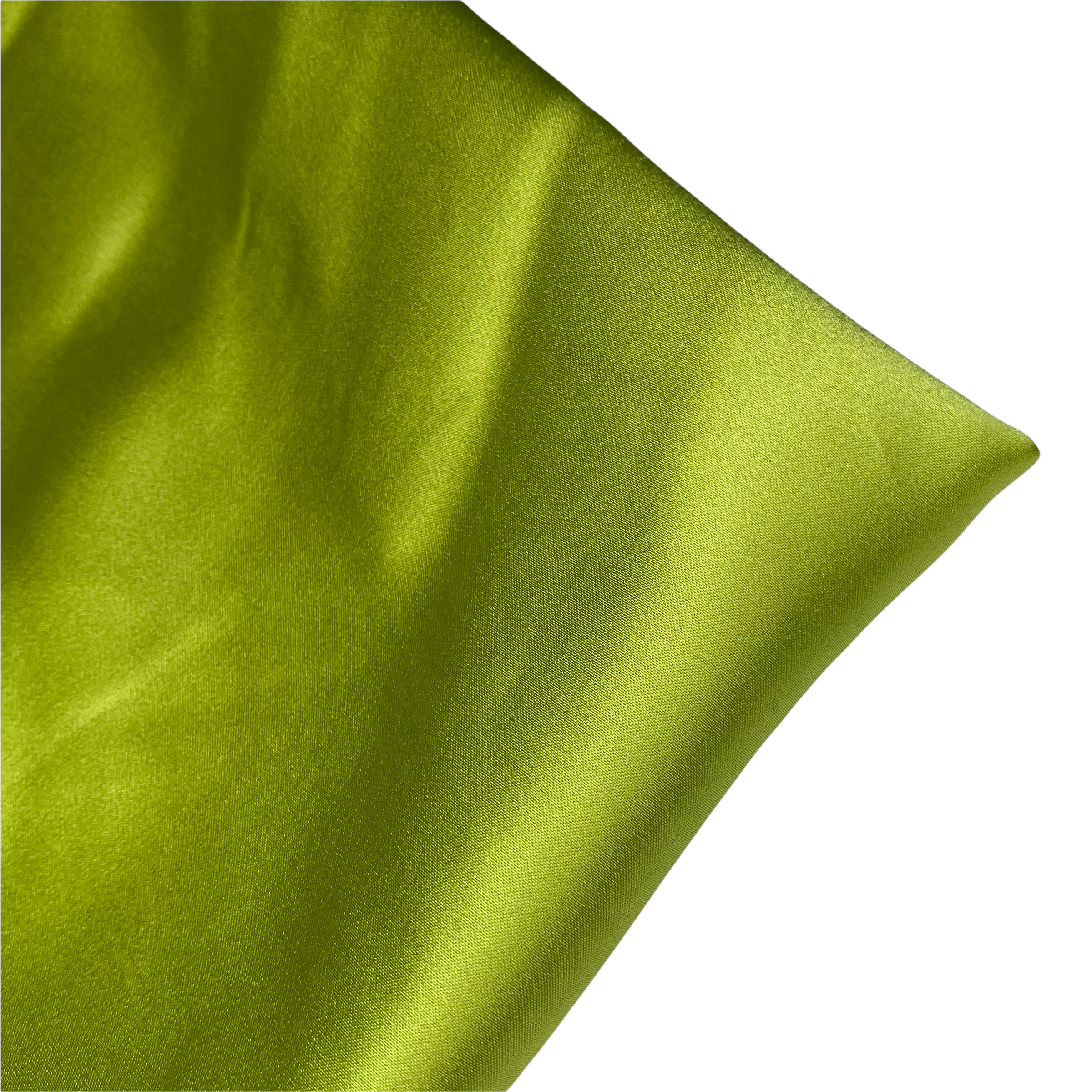 Mulberry Silk Charmeuse - Lime Green