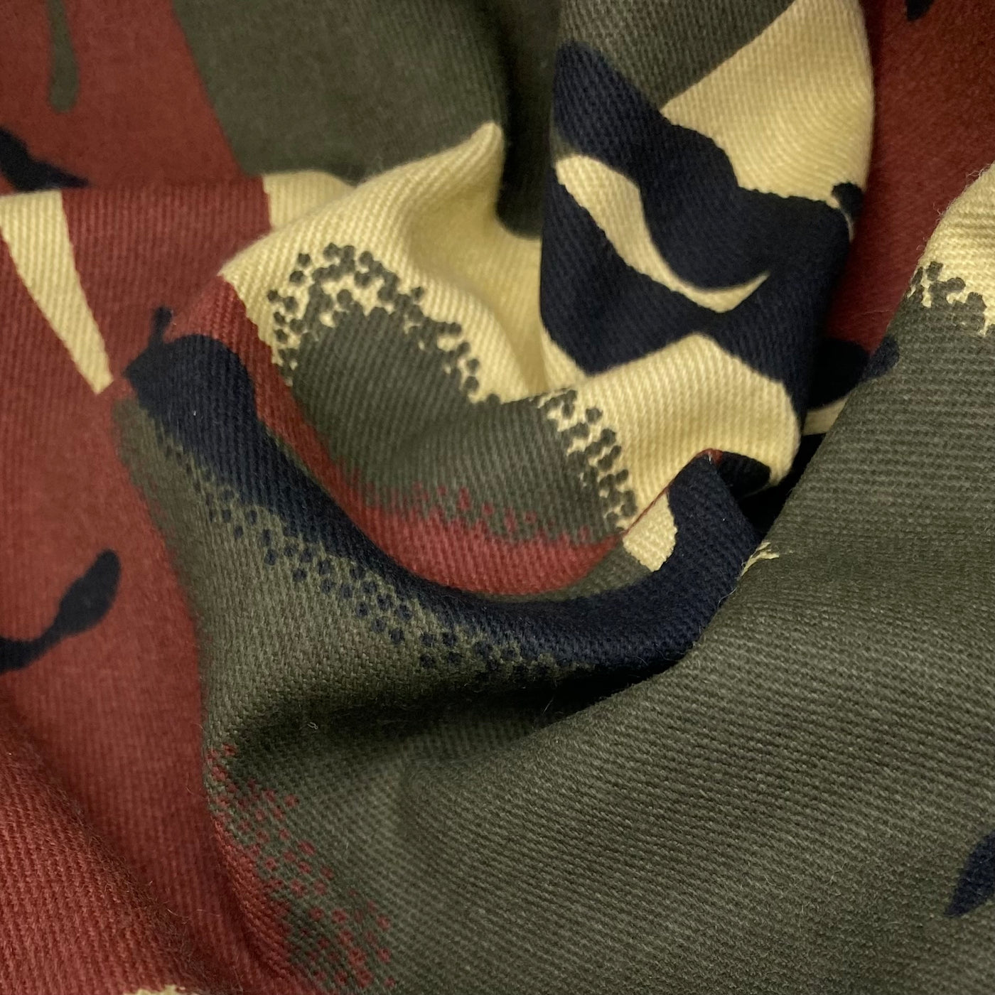 Printed Twill Cotton Canvas - Camouflage