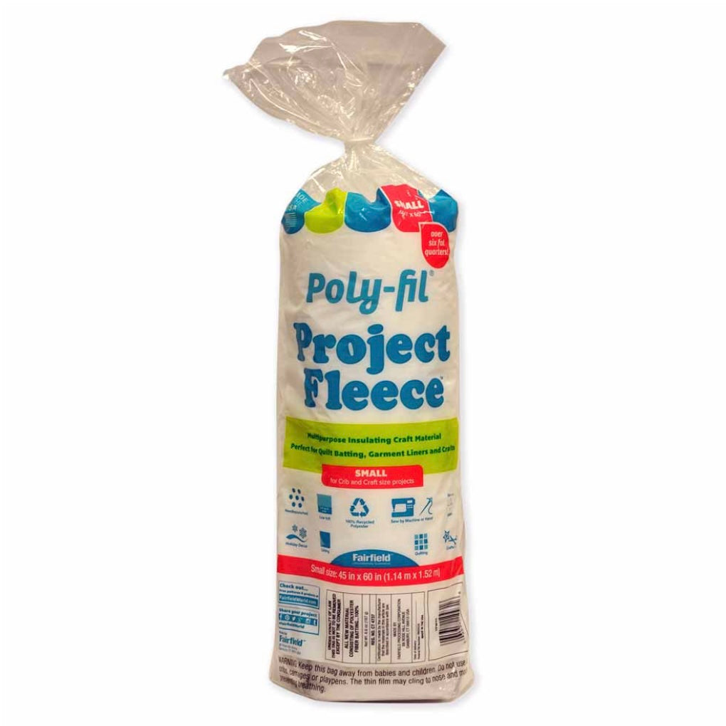 Poly-fil Project Fleece Batting - 45″ x 60″ - Small
