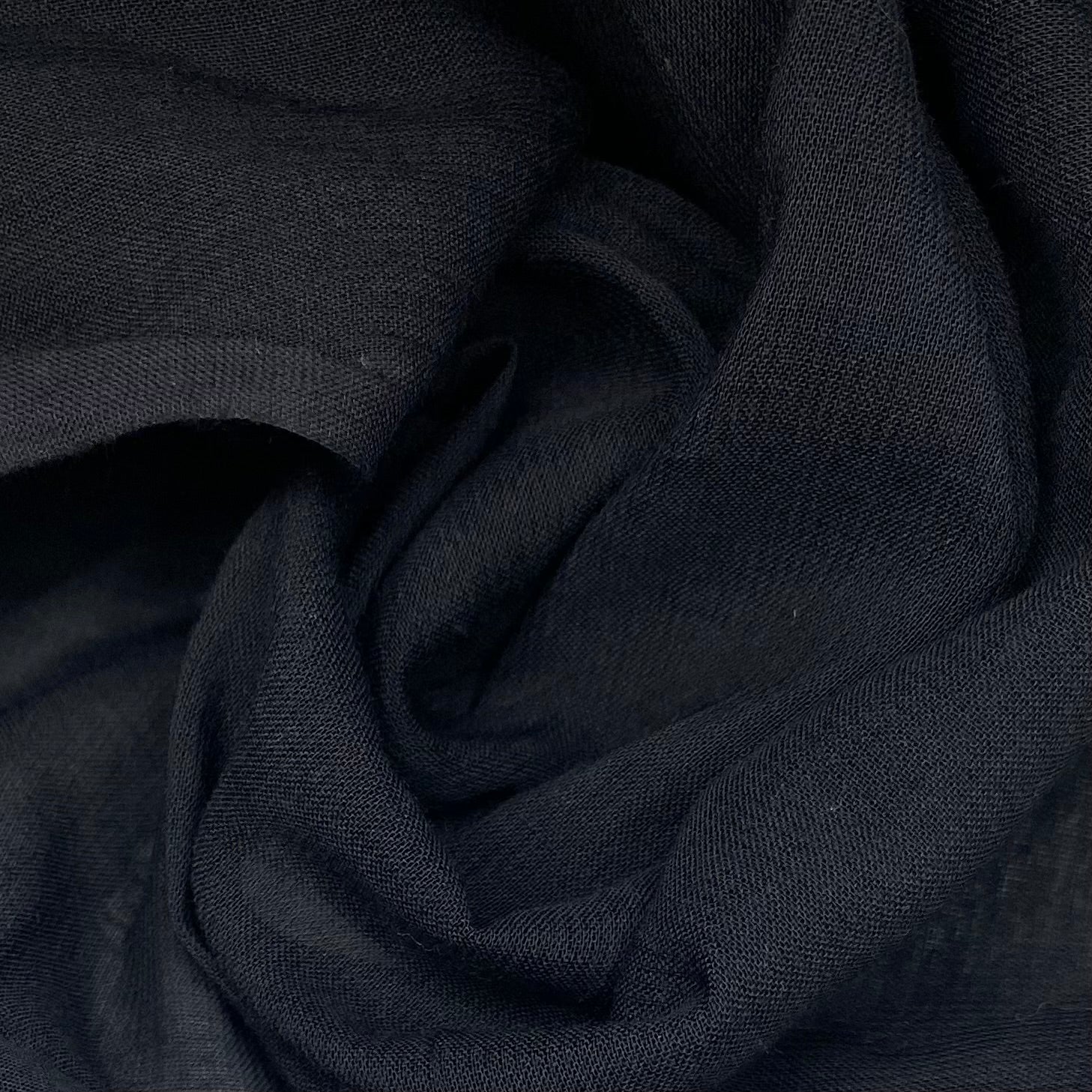 Silk Voile - Black